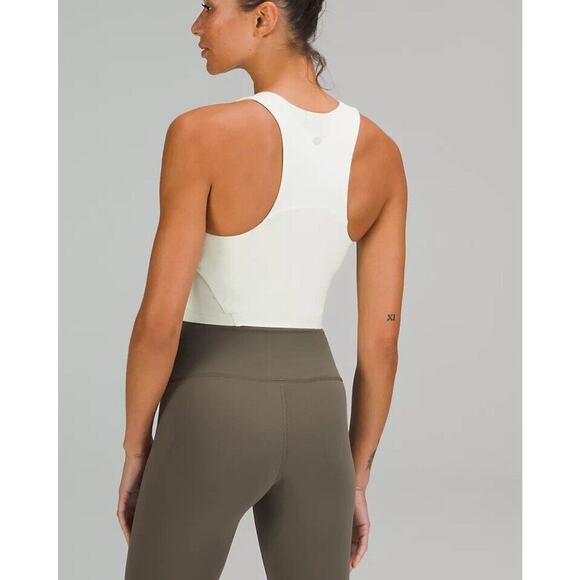 Lululemon Wunder Train Racerback Tank Top Light Support Cream Otmeal Siz… - Picture 2 of 9